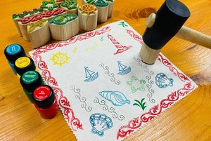 Мастер-класс «Набойка – орнамент на ткани»