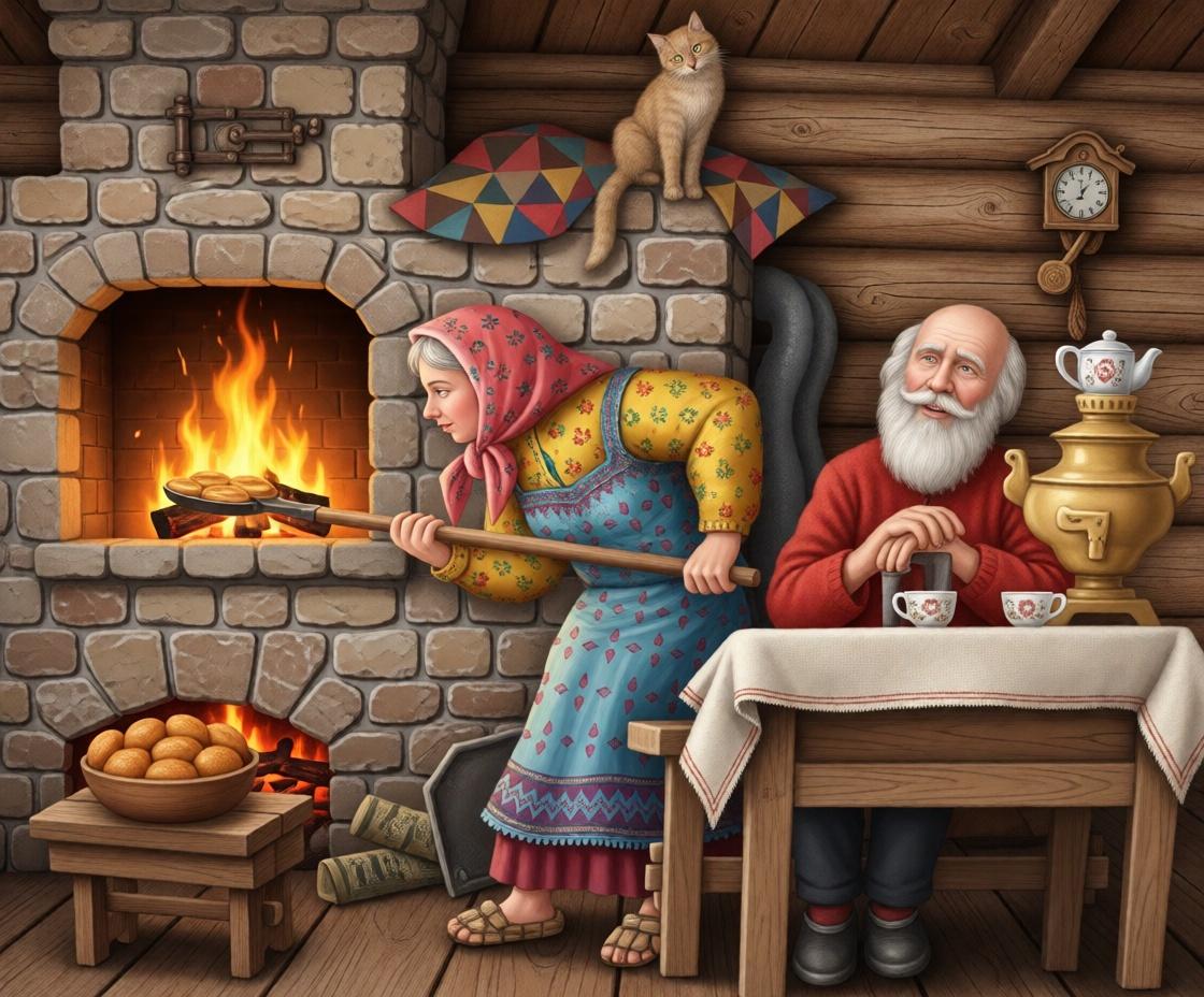 Фольклорные посиделки «Русская печка – избы сердечко»