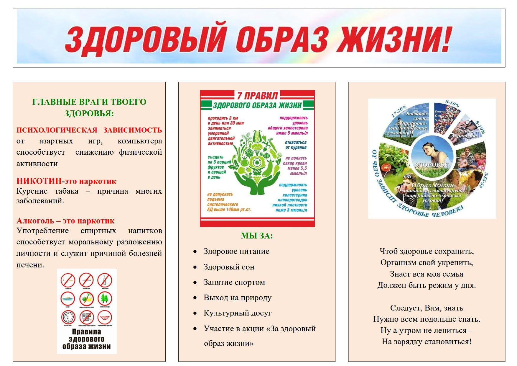 «Здоровый образ жизни »