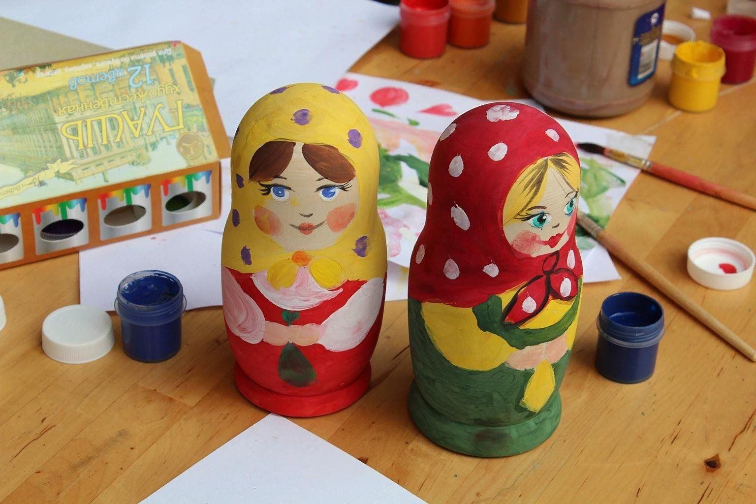 Мастер -класс Изгтовление русской матрешки