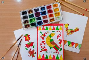 Мастер-класс по борецкой росписи