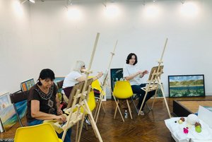 Занятие по рисунку и живописи