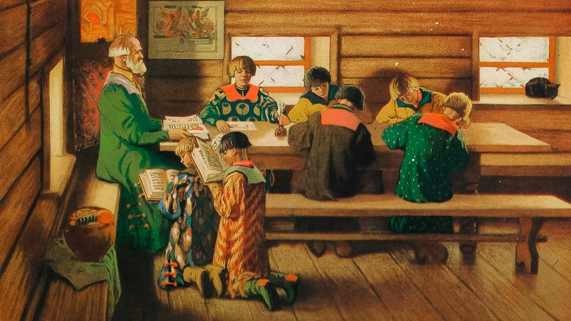 Квест «Как учились на Руси?»