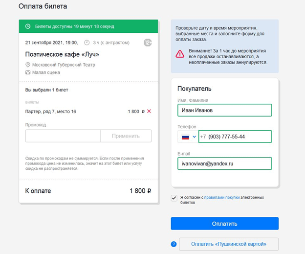 Пушкинская карта заработок